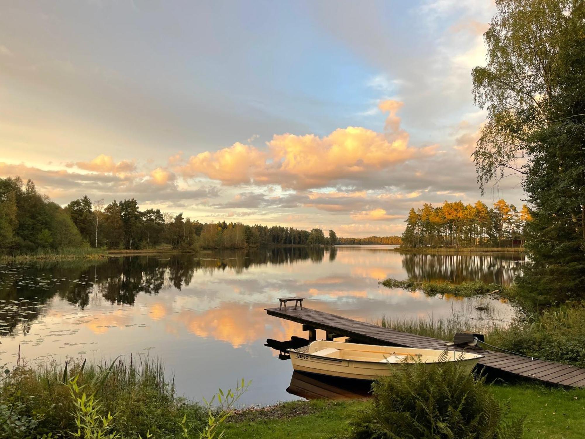 Naturskönt boende vid Sjö Skånes Fagerhult Exteriör bild