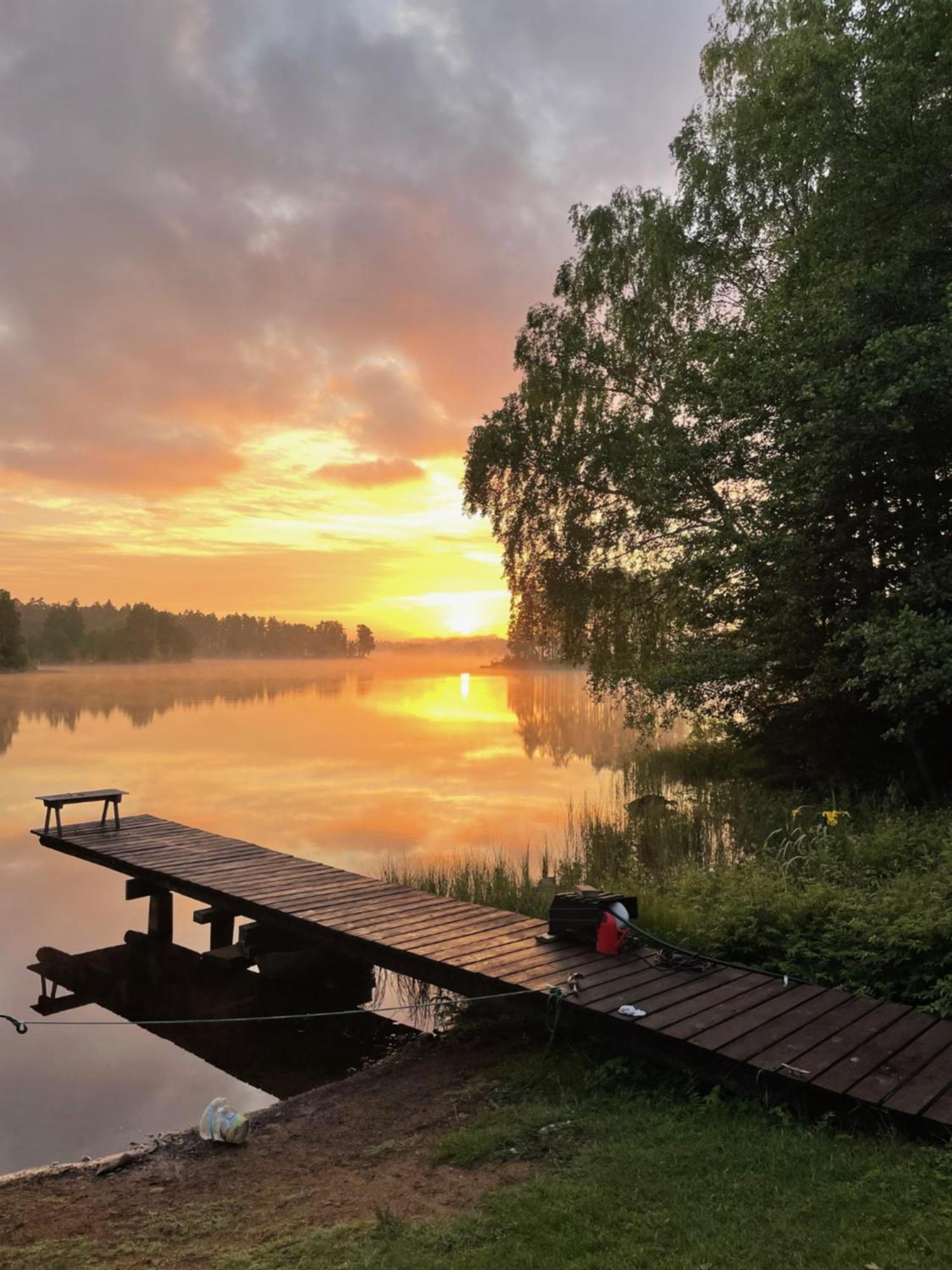 Naturskönt boende vid Sjö Skånes Fagerhult Exteriör bild