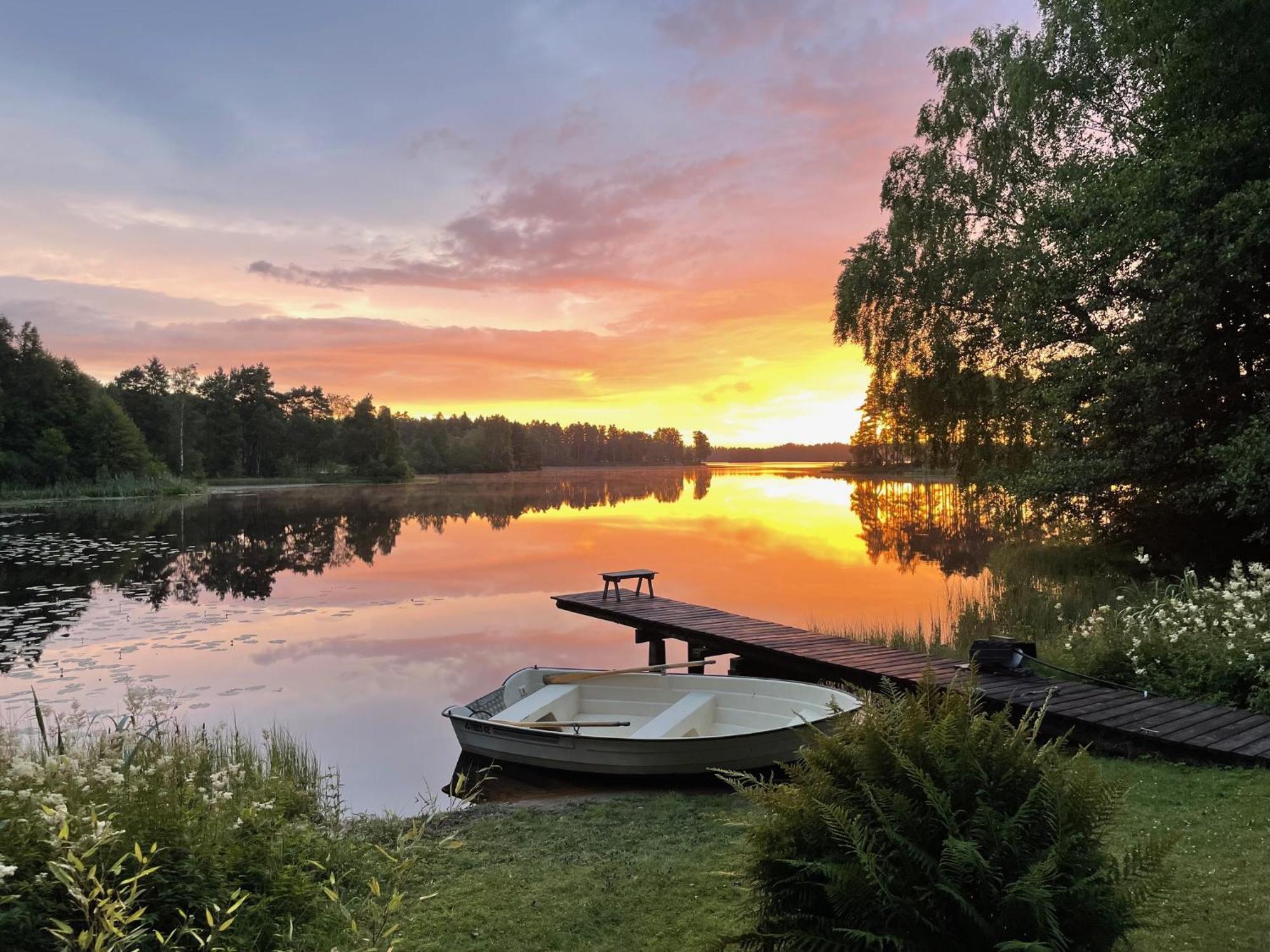 Naturskönt boende vid Sjö Skånes Fagerhult Exteriör bild